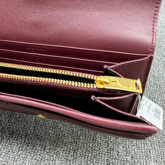 100% Authentic Yves Saint Laurent Leather Wallet - Picture 7 of 10